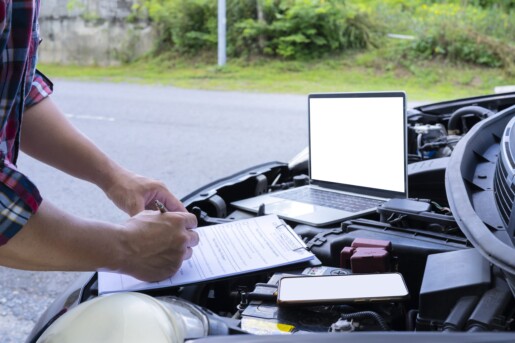 Liberty-collision-center Car diagnostics concept